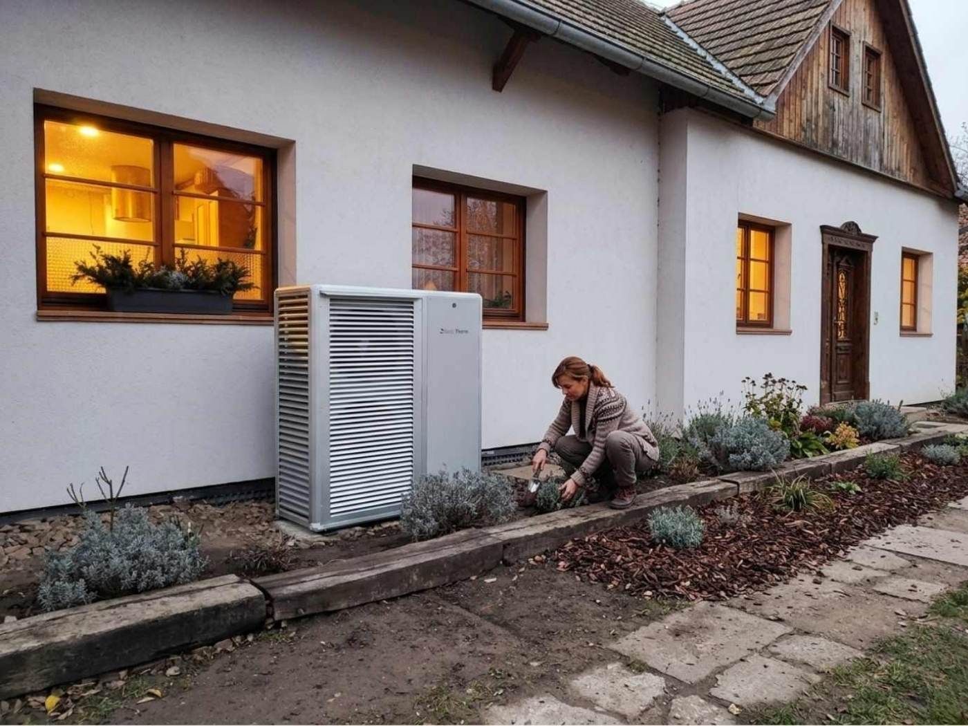 Tepelné čerpadlo BoxAir Inverter u rodinného domu